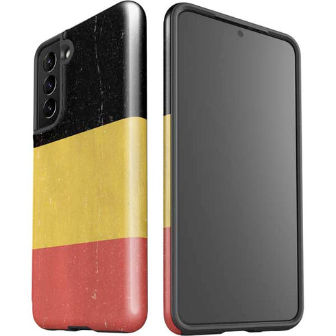 Belgium Flag Distressed Galaxy S21 5G Pro Case